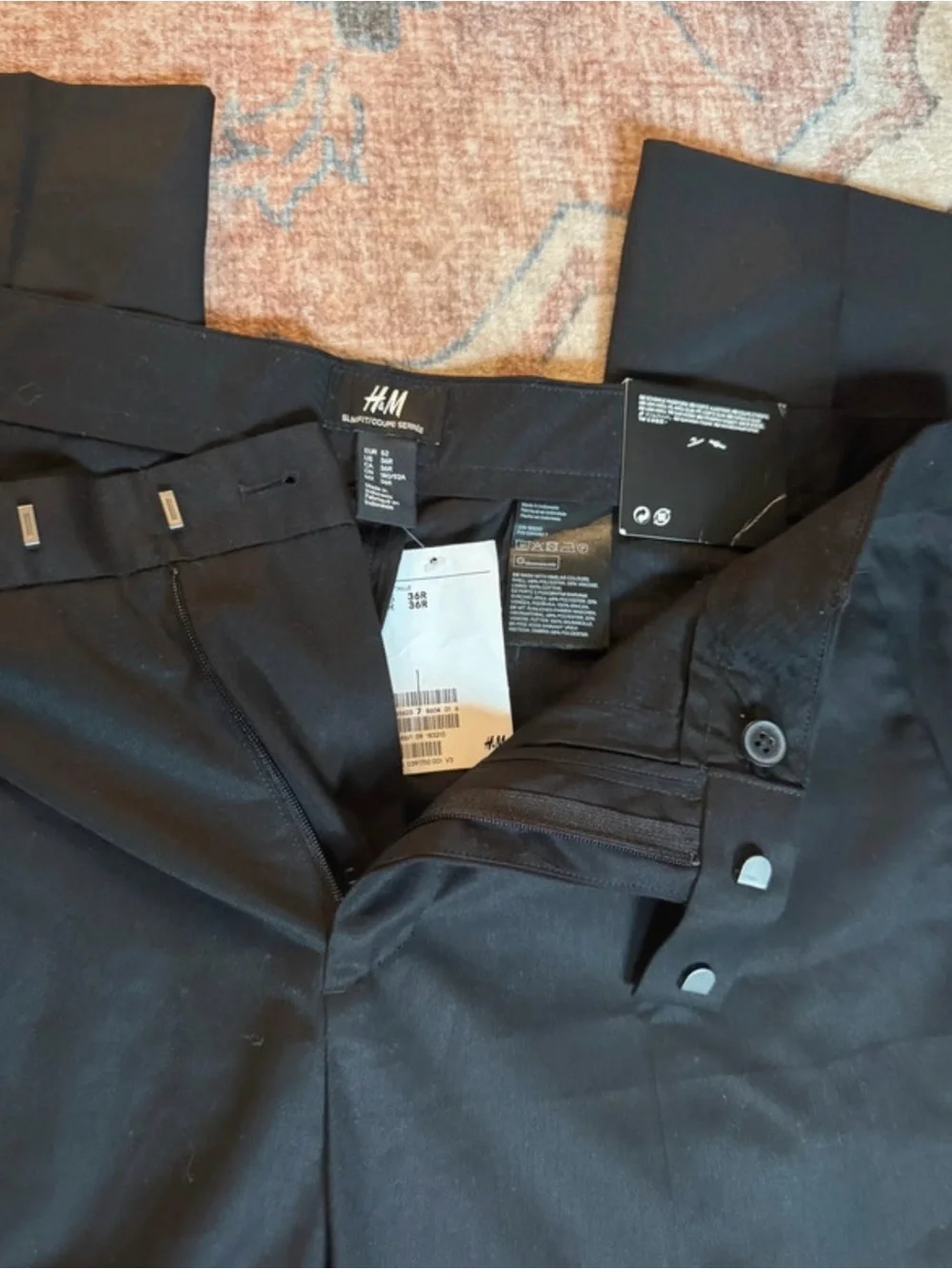 H&M Men’s Black Dress Trousers